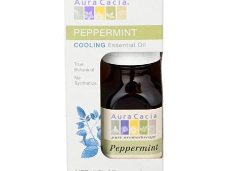 Aura Cacia - Essential Oil Peppermint Boxed, 0.5 oz - Pack of 1 on Sale