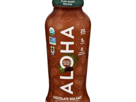 Aloha - Protein Roast Chocolate Supplements Drink, 12 Fl Oz - (Pack of 12) Online Hot Sale