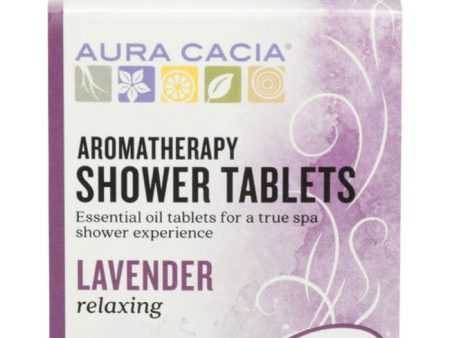 Aura Cacia - Shower Tablet Lavender Relaxing, 3 Oz - Pack of 3 For Cheap