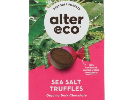 Alter Eco - Chocolate Truffle Sea Salt Organic, 4.2 Oz - Pack of 8 Fashion