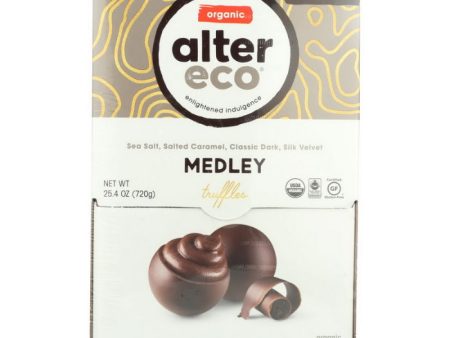 Alter Eco - Chocolate Truffle Medley Organic 60 Pc - Pack of 1 Online