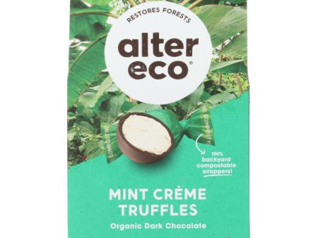 Alter Eco - Chocolate Truffle Dark Mint Organic, 4.2 Oz - Pack of 8 Fashion