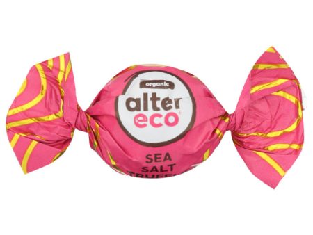 Alter Eco - Chocolate Truffle Sea Salt Organic, 0.42 Oz (Pack of 60) For Sale