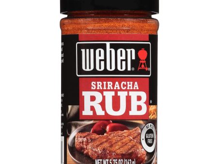 Weber Spice Rub Siracha 5.75 Oz - Pack Of 6 Online now