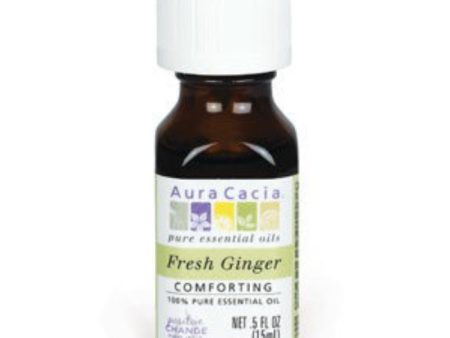 Aura Cacia - Essential Oil Fresh Ginger, 0.5 fl oz - Pack of 1 Discount