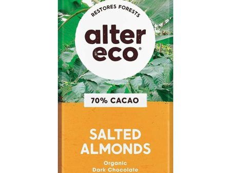 Alter Eco - Organic Chocolate Bar - Dark Salted Almonds, 2.82 Oz Sale