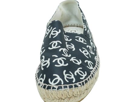 Chanel Bicolor CC Multi Print Espadrille 38 on Sale