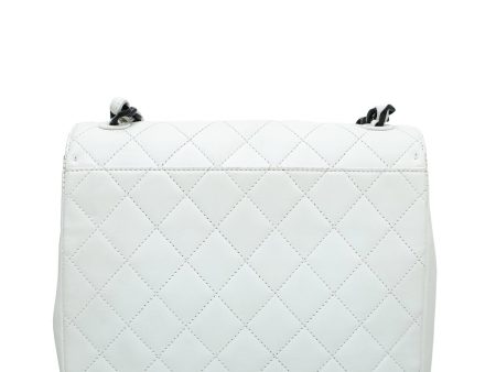 Chanel Bicolor Resin Chain Flap Bag For Sale