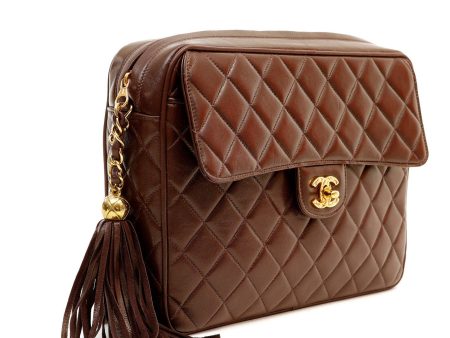 Chanel Chocolate Vintage Camera Bag w  Gold Hardware Online now