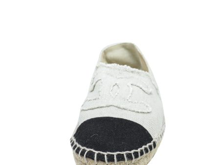 Chanel Bicolor CC Cap Toe Espadrille 39 Online