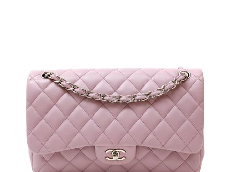 Chanel Lavender Lambskin Jumbo Classic Flap Online