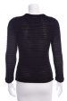 Chanel Black Tweed Sweater SZ 36 For Sale