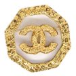 CHANEL 1993 Brooch Gold Clear 71353 For Sale