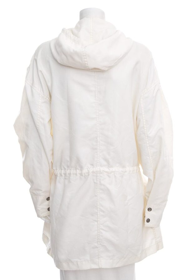 Chanel Boutique Ivory Wind Breaker Jacket Online Sale