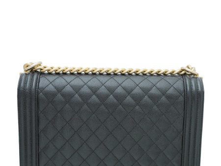 Chanel Black Boy New Medium Bag Discount