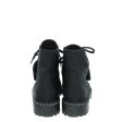 Chanel Black CC Fabric Pearl Combat Short Boots 37.5 For Discount