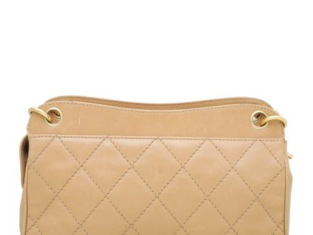 Chanel Beige Front Flap Pocket Tote Bag Online