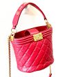 CHANEL QUILTED CALFSKIN LEATHER BOY BUCKET BAG For Discount