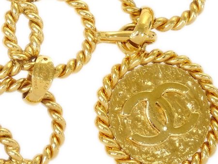 CHANEL 1988 Medallion Chain Belt 94762 on Sale