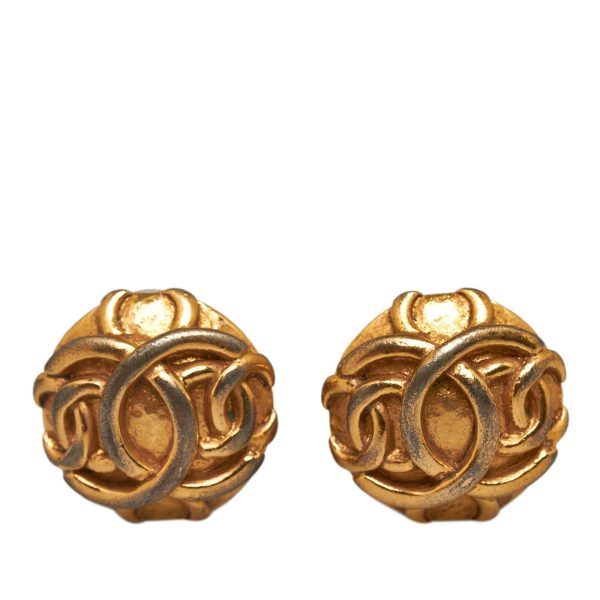 Chanel CC Clip-On Earrings (SHG-aLbFXY) Cheap