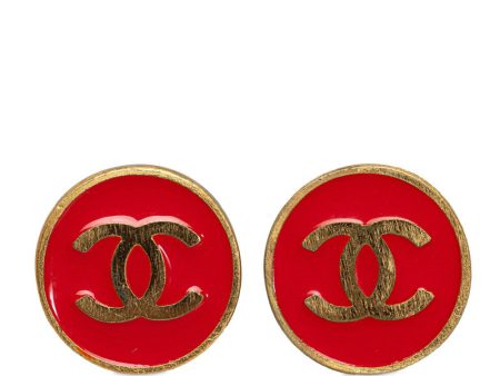 CHANEL COCOMARK EARLING GOLD RED MECKING LADY CHANEL CHANEL CHANEL COCOMARK EARLING GOLD RED MECKING LADY CHANEL Supply