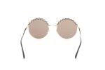 Chanel Antique Gold Round Sunglasses For Sale