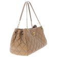 CHANEL CC WILD STITCH CALFSKIN LEATHER TOTE BAG For Sale