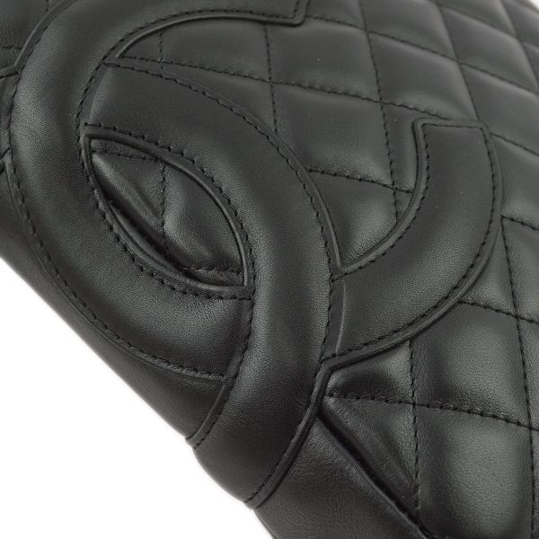 Chanel Black Calfskin Cambon Ligne Shoulder Bag Hot on Sale