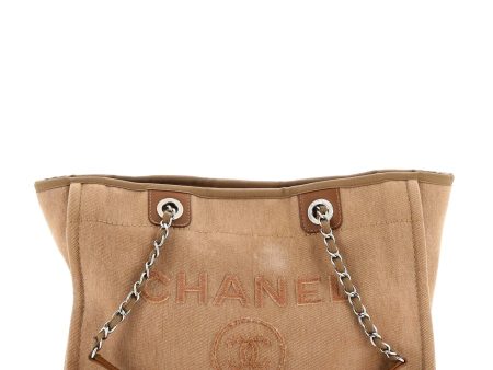 CHANEL CC DEAUVILLE CC CANVAS TOTE BAG on Sale