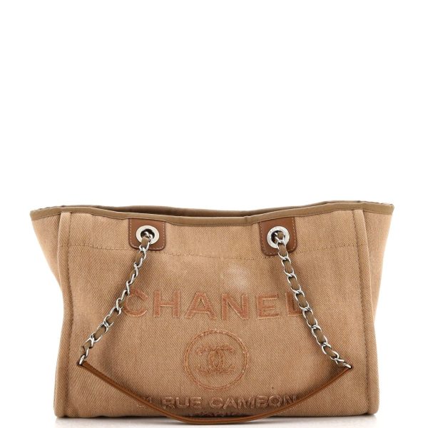 CHANEL CC DEAUVILLE CC CANVAS TOTE BAG on Sale