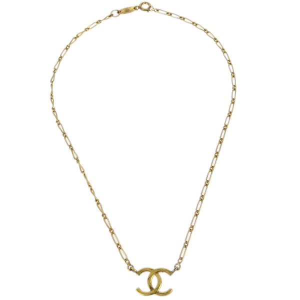 Chanel Bag Chain Pendant Necklace Gold Discount