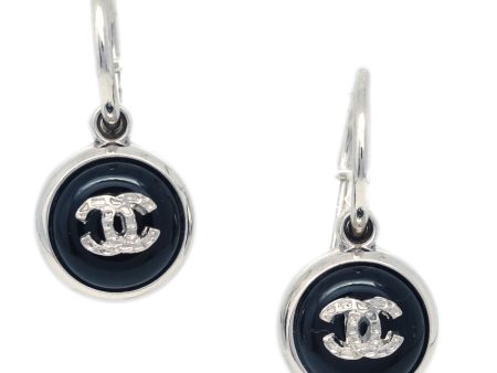 Chanel Piercing Earrings Silver 00A Sale