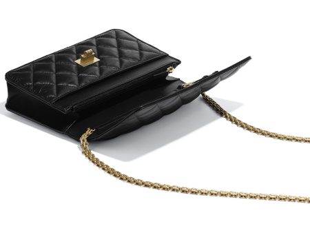 Chanel Wallet On Chain – WOC Aged Calfskin Black For Discount