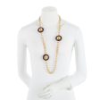 Chanel Resin CC Medallion Paris-Hamburg Long Station Necklace (SHF-40ehZw) Hot on Sale