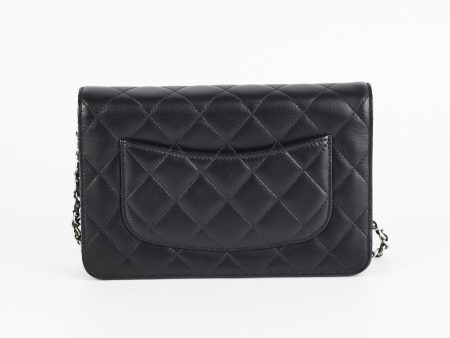 Chanel Wallet on Chain WOC Black For Sale