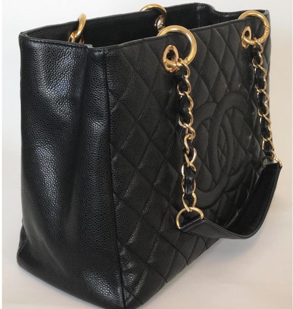 CHANEL CAVIAR QUILTED GRAND SHOPPING TOTE BAG Online now