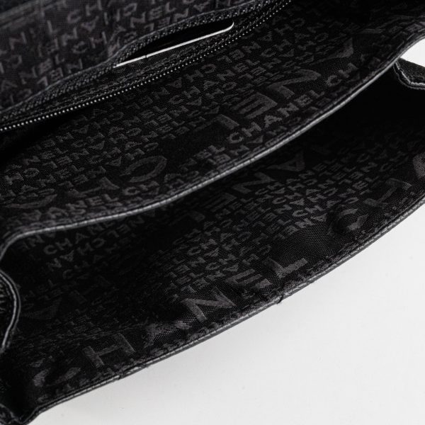 Chanel Black Caviar Seasonal Shoulder Flap Bag Supply