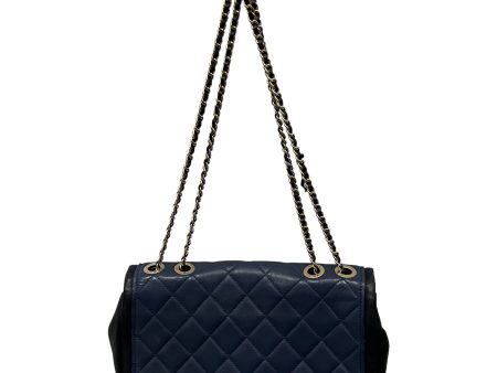 CHANEL Bag Leather NVY Flap Bag Hot on Sale