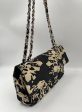 Vintage Chanel Floral Printed Flap Bag For Discount