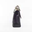 Chanel Vintage Maxi Jumbo Black 24K Gold For Discount