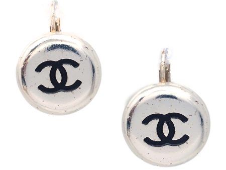 Chanel Silver Piercing Earrings 96A Fashion