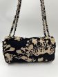 Vintage Chanel Floral Printed Flap Bag For Discount