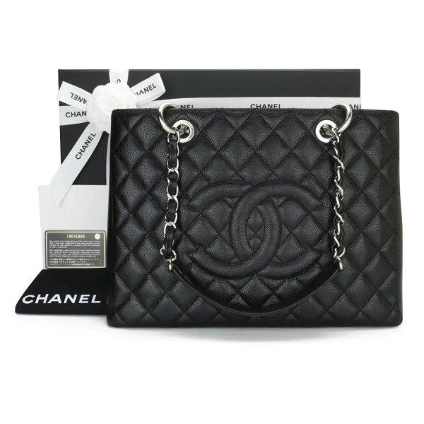 CHANEL CAVIAR QUILTED LEATHER GST TOTE BAG on Sale