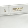 CHANEL 1991-1994 White Lambskin Triple CCs Belt Bag #85 37247 For Discount