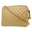 CHANEL  Beige Caviar Pocket Camera Bag Large 92578 For Cheap