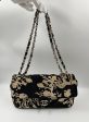 Vintage Chanel Floral Printed Flap Bag For Discount