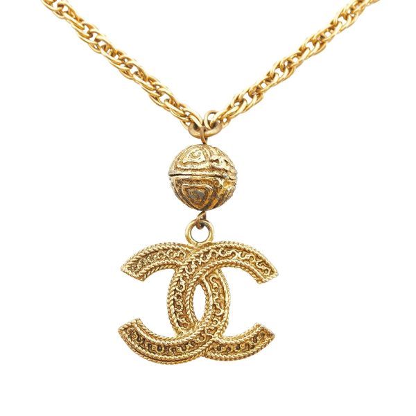 Chanel CC Pendant Necklace (SHG-WTJatb) Hot on Sale