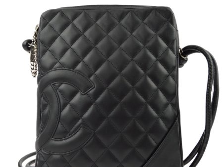 Chanel Black Calfskin Cambon Ligne Shoulder Bag Hot on Sale