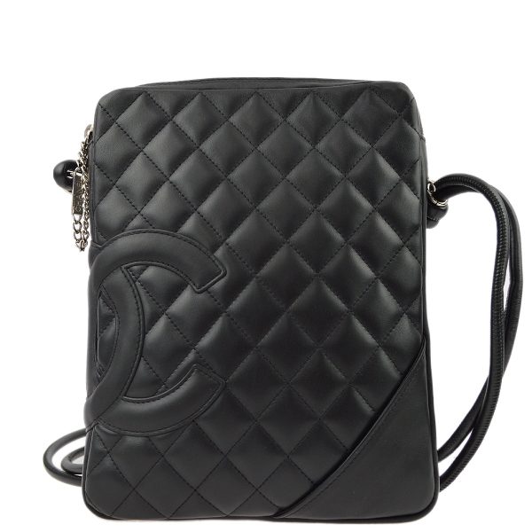 Chanel Black Calfskin Cambon Ligne Shoulder Bag Hot on Sale