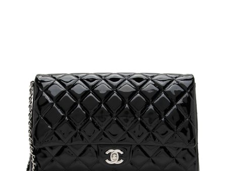 Chanel Patent Leather Flap Clutch on Chain (SHF-9c9WQx) Cheap